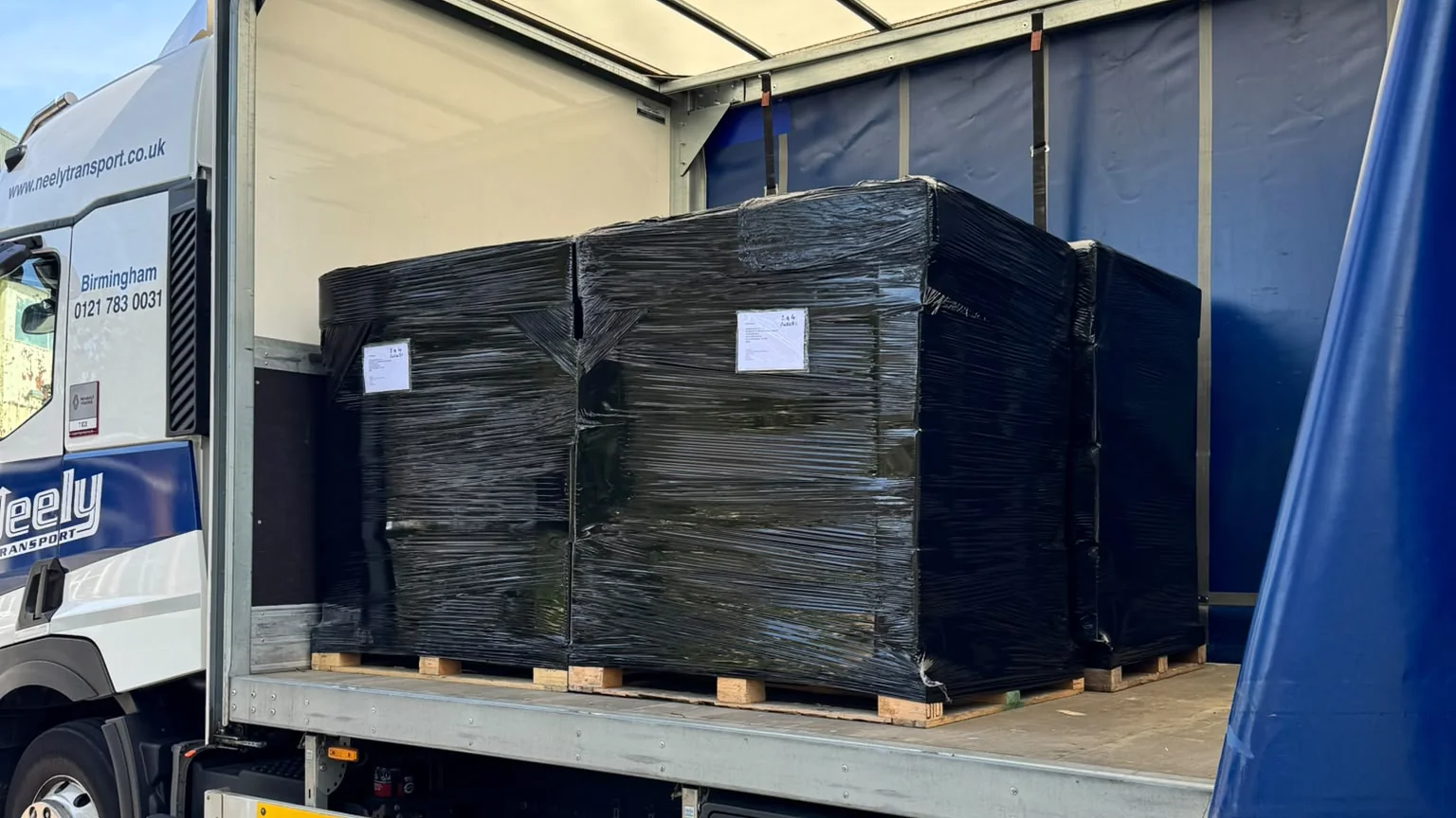 Kingsway Spirit's first commercial shipment for India loaded in the United Kingdom
